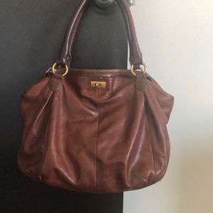 J CREW Brompton leather purse.